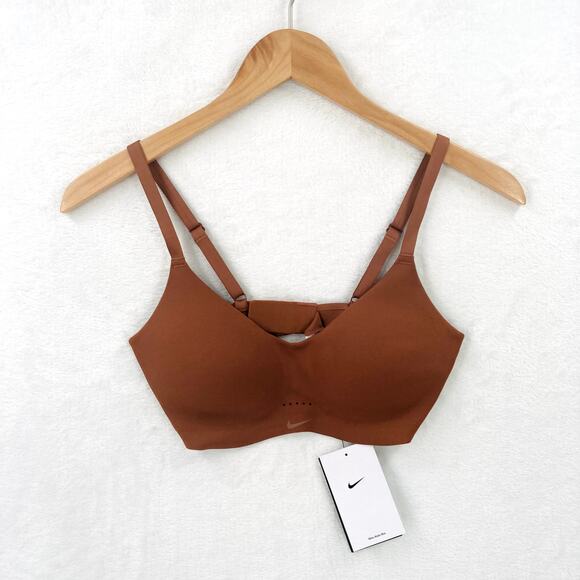 Nike Alate Sports Bra Size Small A/C Minimalist Low Support Padded Copper NWT - Picture 3 of 11